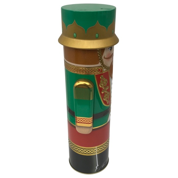 The Silver Crane Green Red Toy Soldier Nutcracker Tin - Picture 4 of 5
